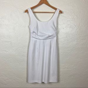 Tahari Cotton White Pencil Dress Size 2